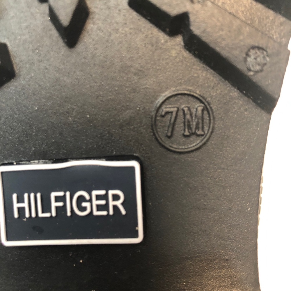 Tommy Hilfiger womens buckle black rainboot 7 - Picture 7 of 7